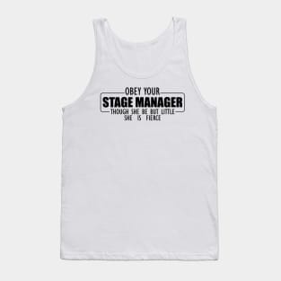 Stage Manager - Obey your Stage Manager Tank Top